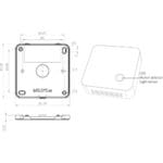 Zeichnung des ERS Indoor LoRaWAN Sensor von Elsys