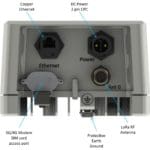 Anschlüsse des KONA Macro 16-Kanal Outdoor IoT LoRaWAN Gateways von TEKTELIC